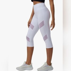 Women's White High-Waisted Leggings